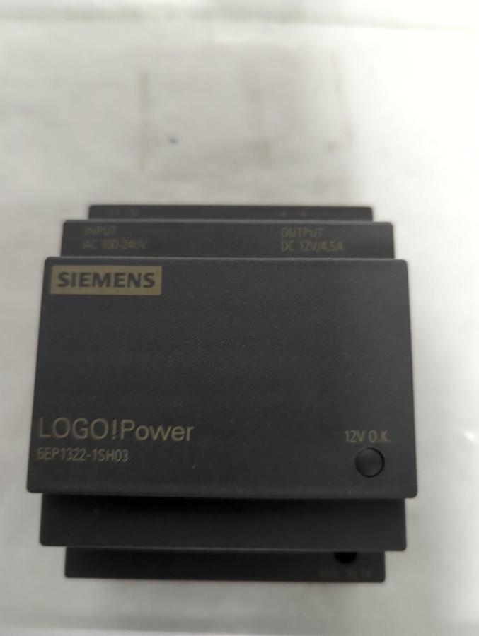 Used SIEMENS,6EP1322-1SH03,LOGO!POWER POWER SUPPLY PRE-OWNED
