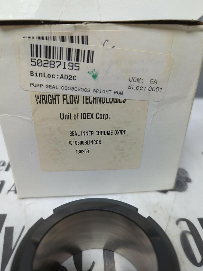 WRIGHT,WT0600SLINCOX,SEAL INNER CHROME OXIDE NOS