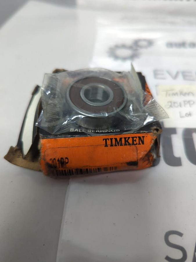 TIMKEN,201PP,DEEP GROOVE BALL BEARING 12MM BORE LOT OF 2 NOS
