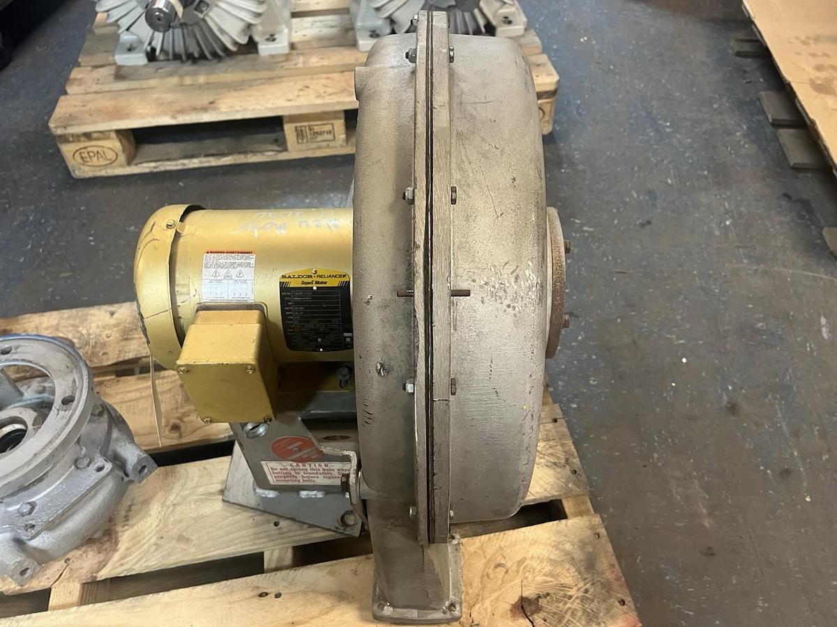Used NORTH AMERICAN,2316-14/2-T10,TURBO BLOWER 90 CFM 1HP 230/460V 3450RPM 3PH