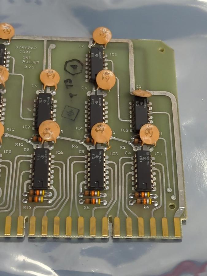Used DYNAPAR CORP,R701,ONE PULSER CIRCUIT BOARD PRE-OWNED