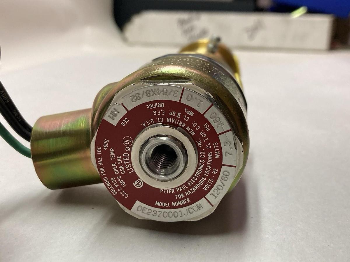 Peter Paul Electronics,0E23Z0001JCCM,Solenoid Valve 7.3W 150PSI 120/60V