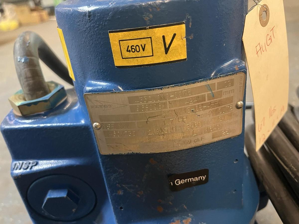 Used FLYGT,4552.010-0076,SUBMERSIBLE PUMP 1.7HP 460V 3PH 1640RPM