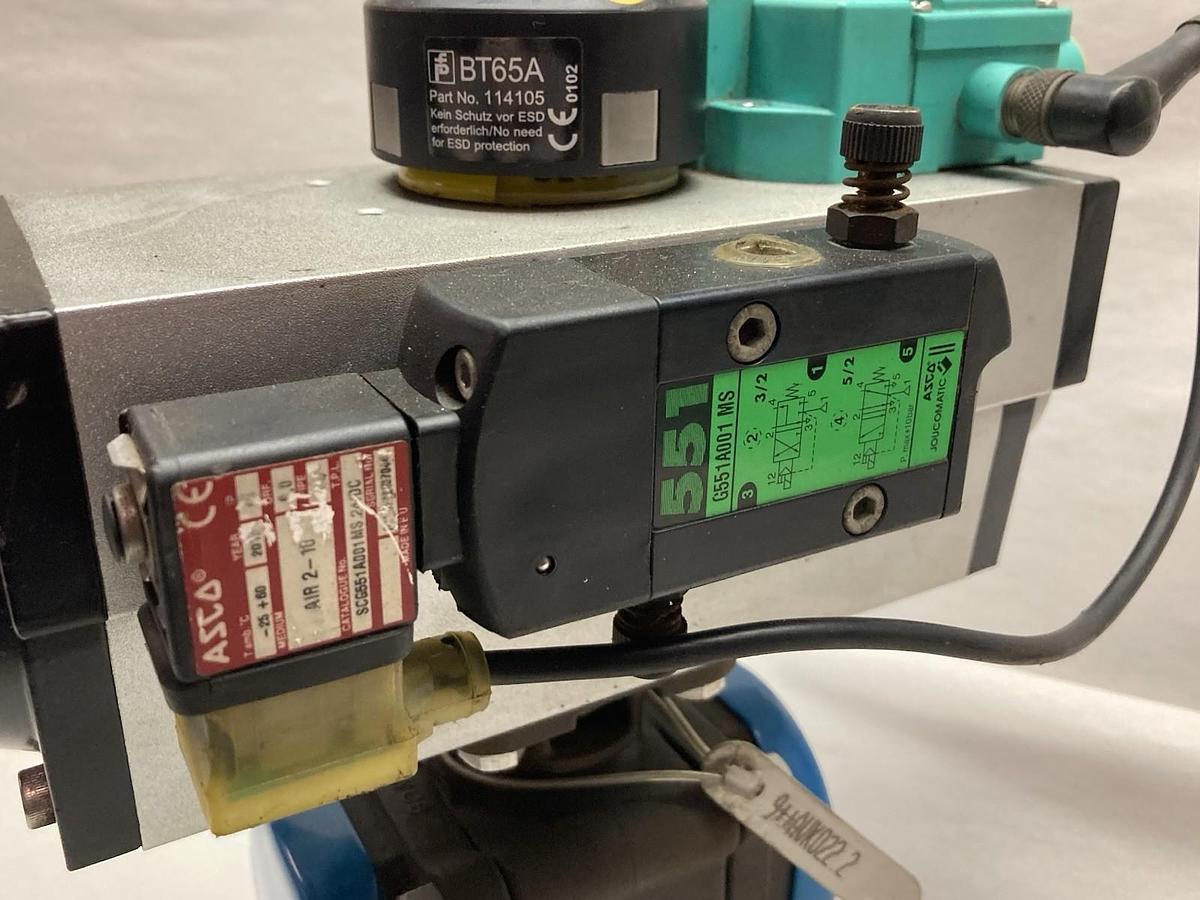 Used Max- Air Technology,MT25.0DAD31,Pneumatic Actuator 6 bar 90Nm