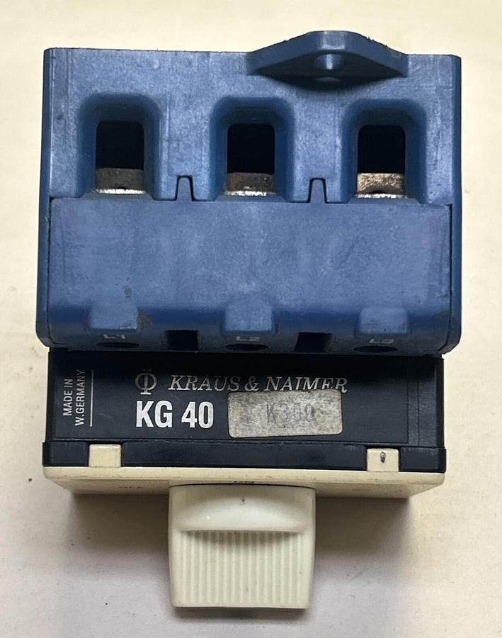 Used KRAUS & NAIMER,KG40K300,SWITCH