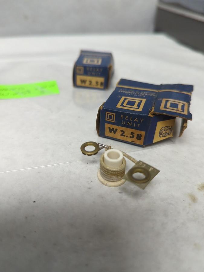 SQUARE D,W 2.58,THERMAL OVERLOAD RELAY HEATER ELEMENT LOT OF 3 NOS