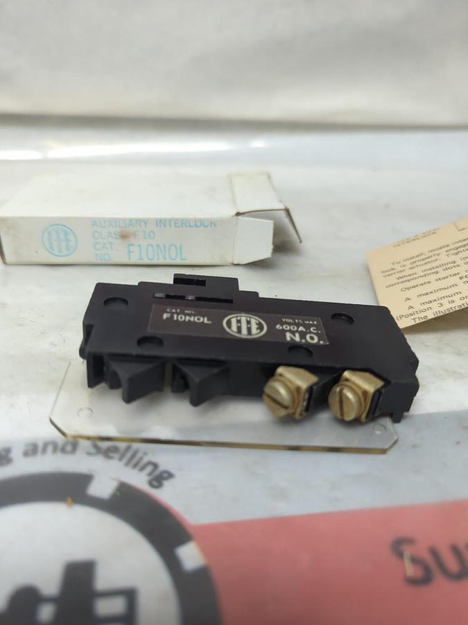 I.T.E.,F10N0L,AUX INTERLOCK CLASS F10 NOS