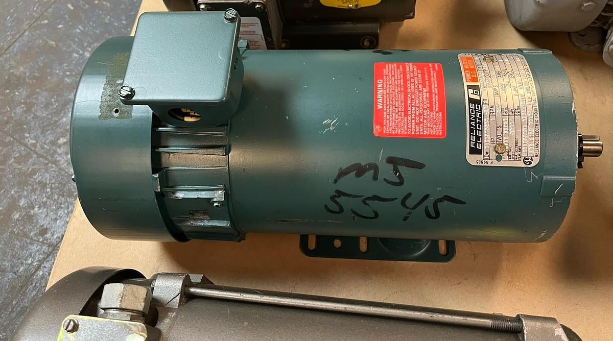 RELIANCE,FD0056RC,POWER MATCHED DC MOTOR 1HP 1750RPM 240VDC