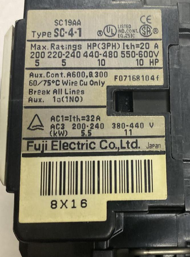 Used Fuji,SC-4-1,Starter