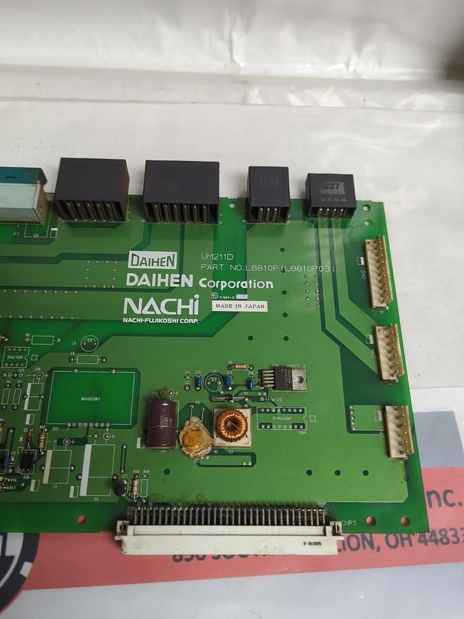 Used NACHI DAIHEN,L8810P(L8810P03),PRINTED CIRCUIT BOARD UM211D PRE-OWNED