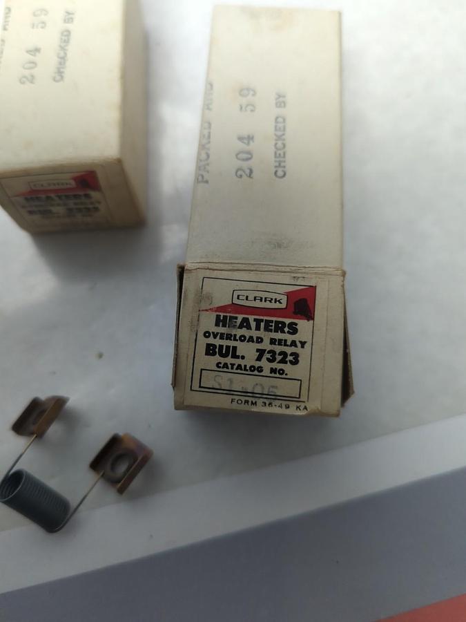 JOSLYN CLARK,S1.05,OVERLOAD HEATER ELEMENT LOT OF 2 NOS