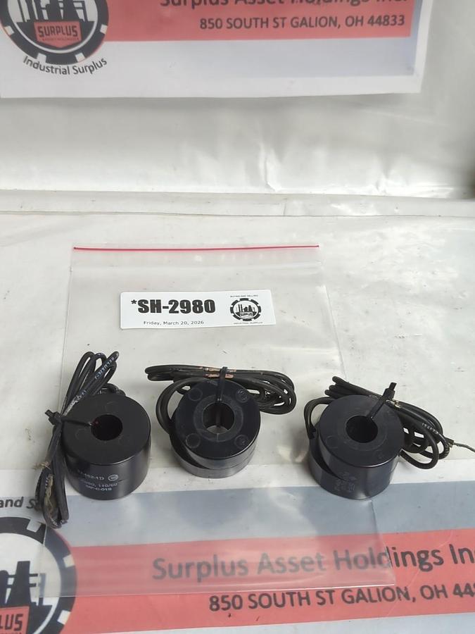 Used ASCO,27-462-1 D,COIL 120/60 110/50 LOT OF 3 PRE-OWNED