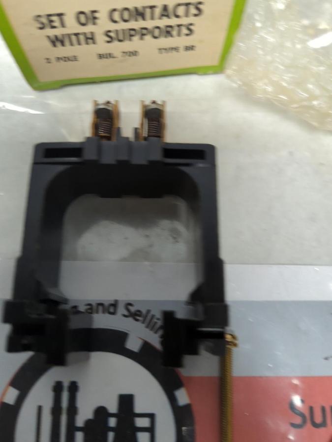 ALLEN BRADLEY,Z-31948,SET OF CONTACTS WITH SUPPORTS 2-POLE TYPE BR NOS