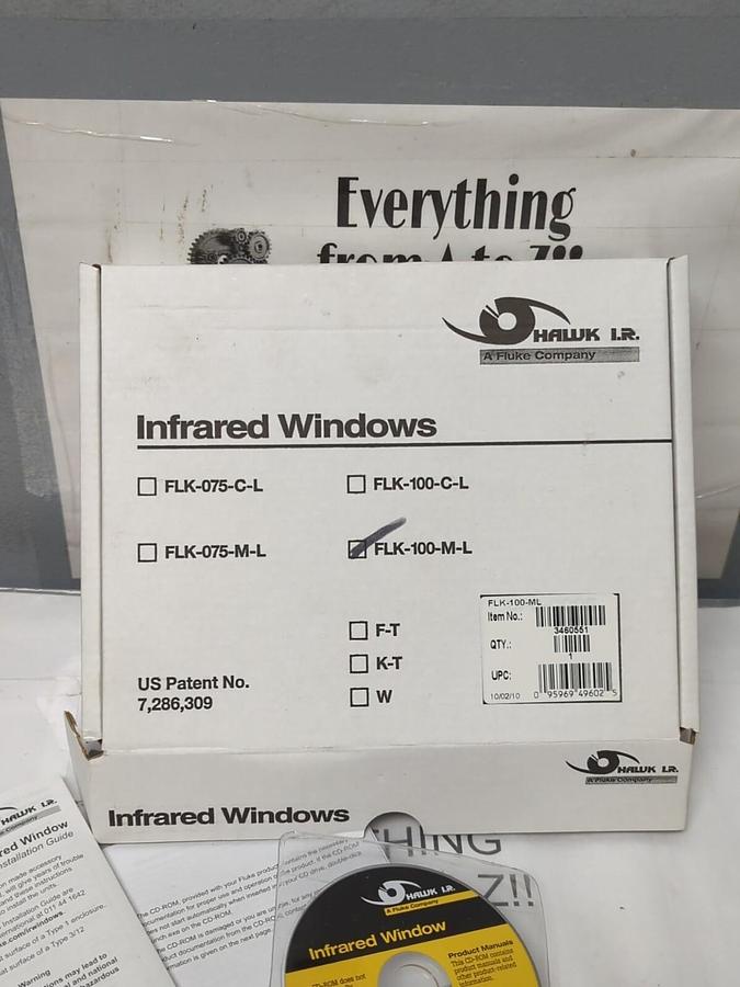 HAWK I.R.,FLK-100-M-L,INFRARED WINDOW NEW