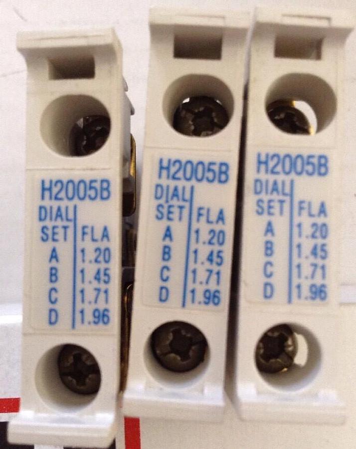 Cutler-Hammer,H2005B-3,Heater Pack H2005B-LOT OF 4