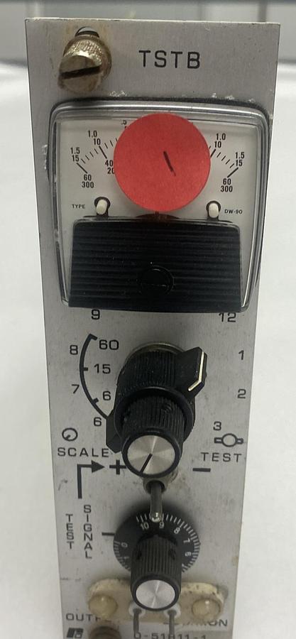 Used RELIANCE,0-51811-1,ANALOG VOLTMETER TESTER CARD
