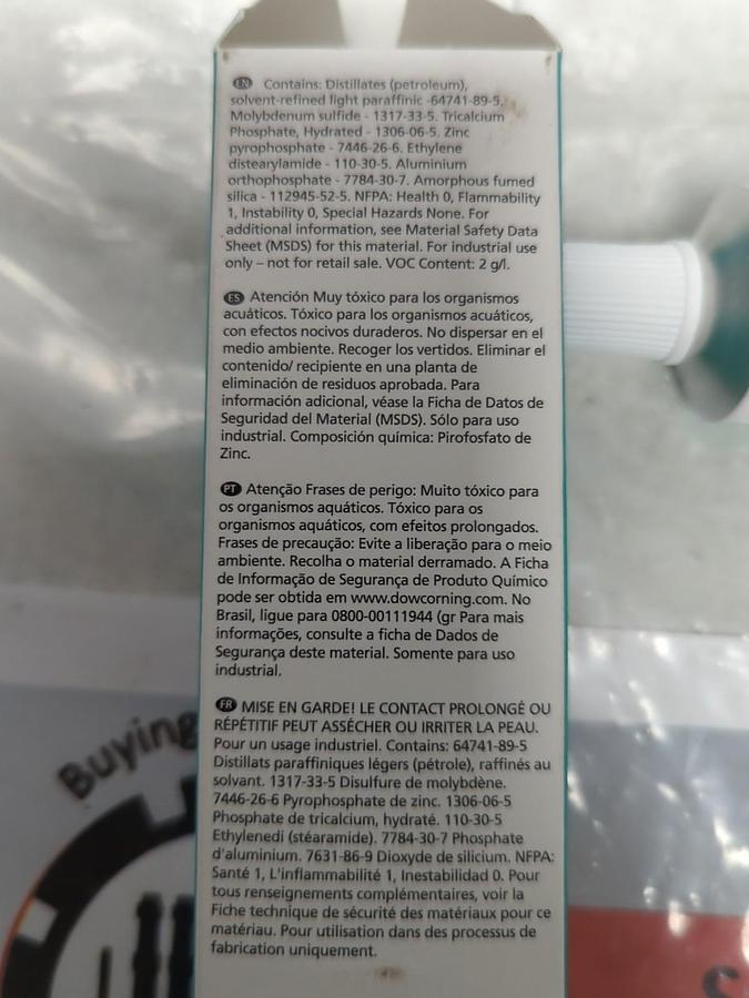 MOLYKOTE,G-N,METAL ASSEMBLY PASTE 2.8 OZ TUBE NOS