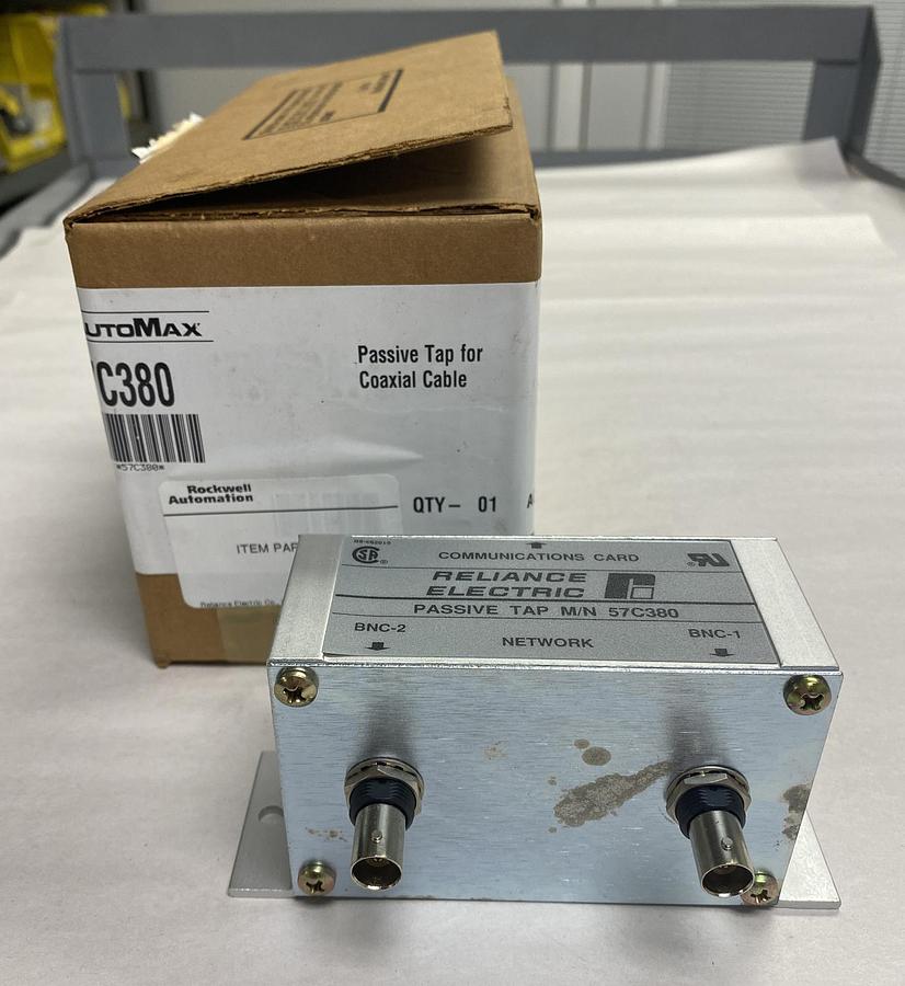 Reliance Electric,57C380,Communication Card Passive Tap for CoaxCable NOS