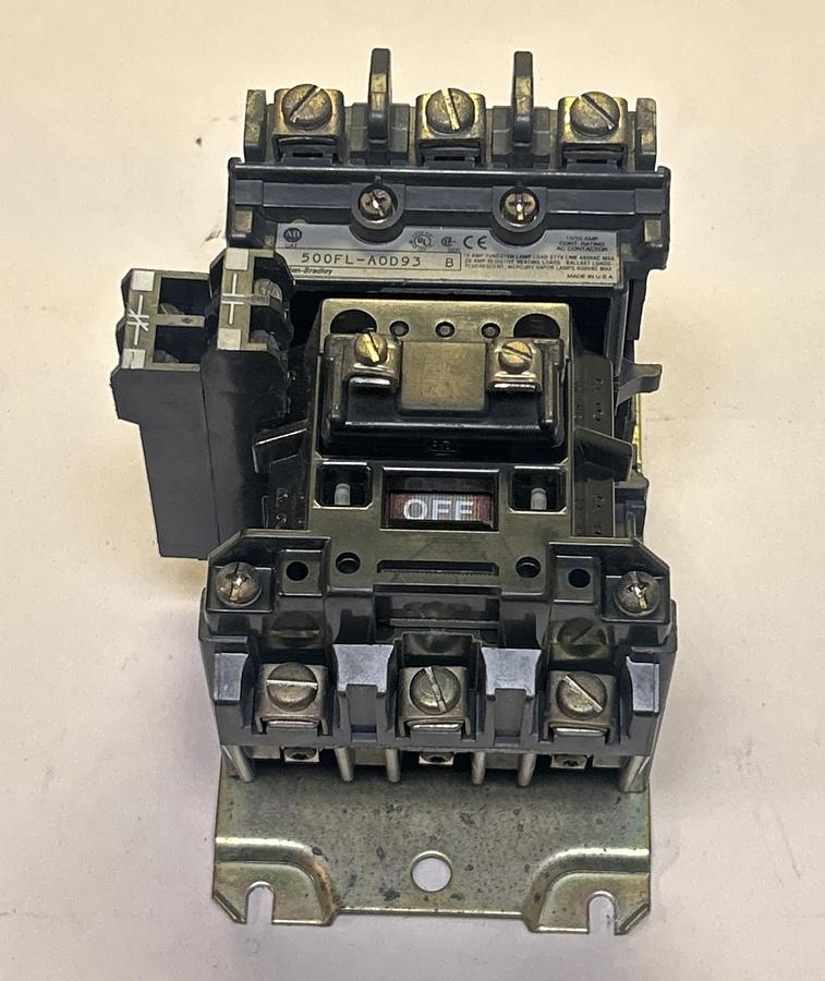 Used ALLEN BRADLEY,500FL-A0D93,AC CONTACTOR