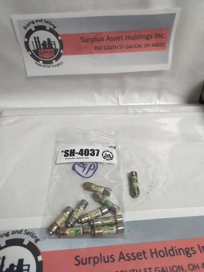 Used COOPER BUSSMANN,FNQ-R-3,CC TRON 3 AMP FUSE LOT OF 9 PRE-OWNED