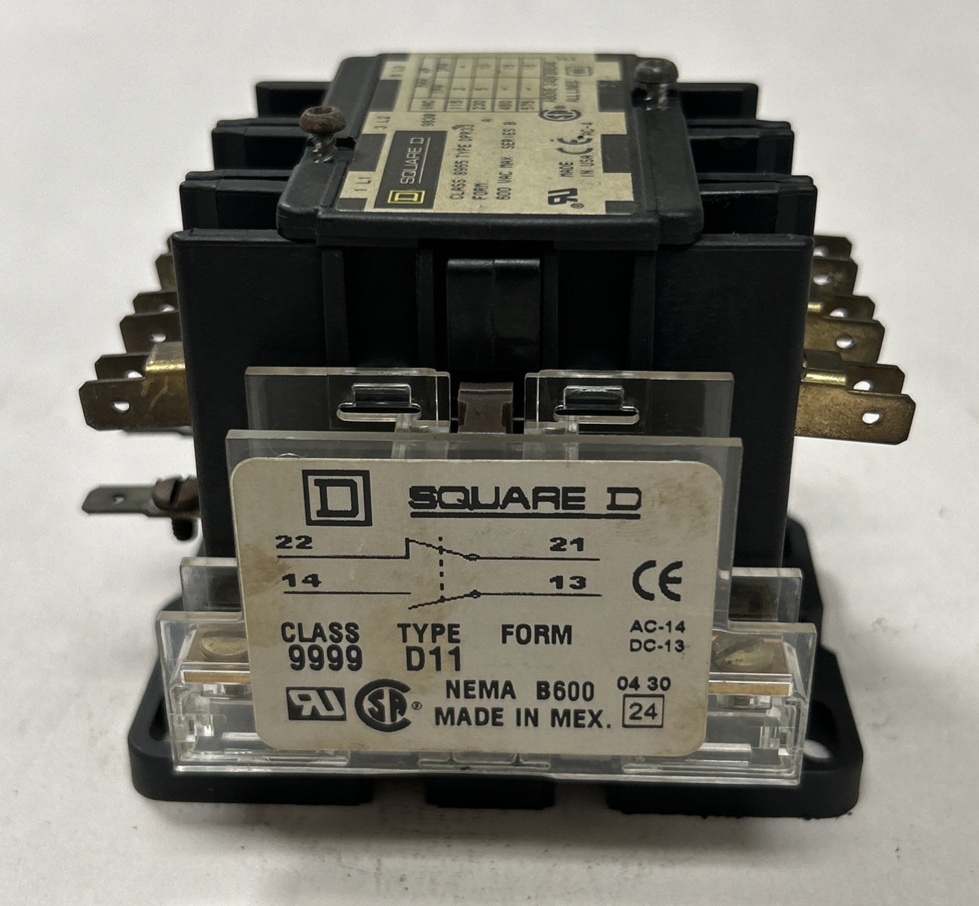 Used SQUARE D,8965DPR33,HOIST CONTACTOR