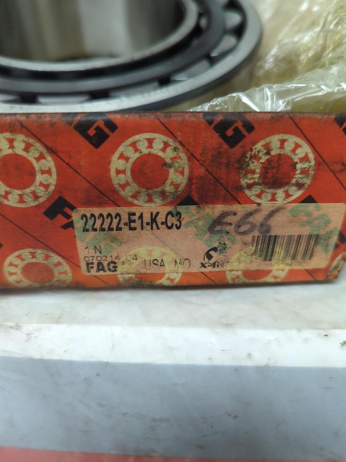 FAG,22222-E1-K-C3,SPHERICAL BALL BEARING NOS