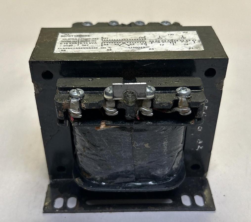 Used SQUARE D,9070T150D13,CONTROL TRANSFORMER 0.15KVA