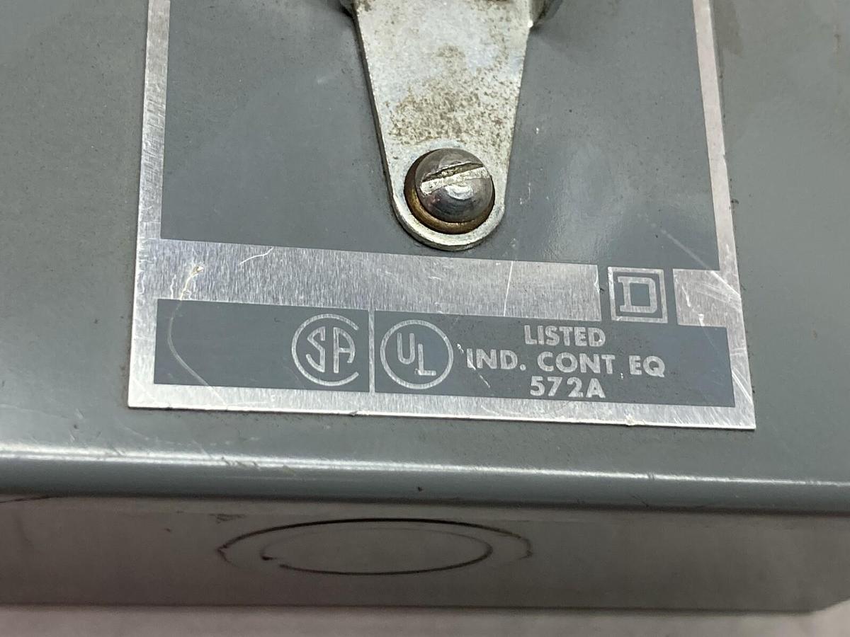 Square D,Class 2510 Type KG2-S5,Horsepower Manual Starter