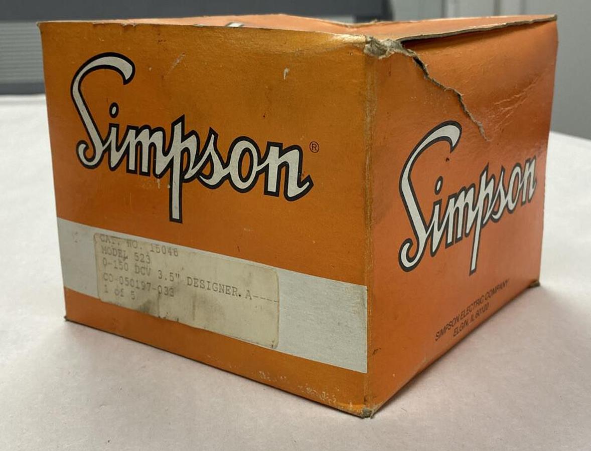 Used Simpson,15046,Panel Meter New In Box