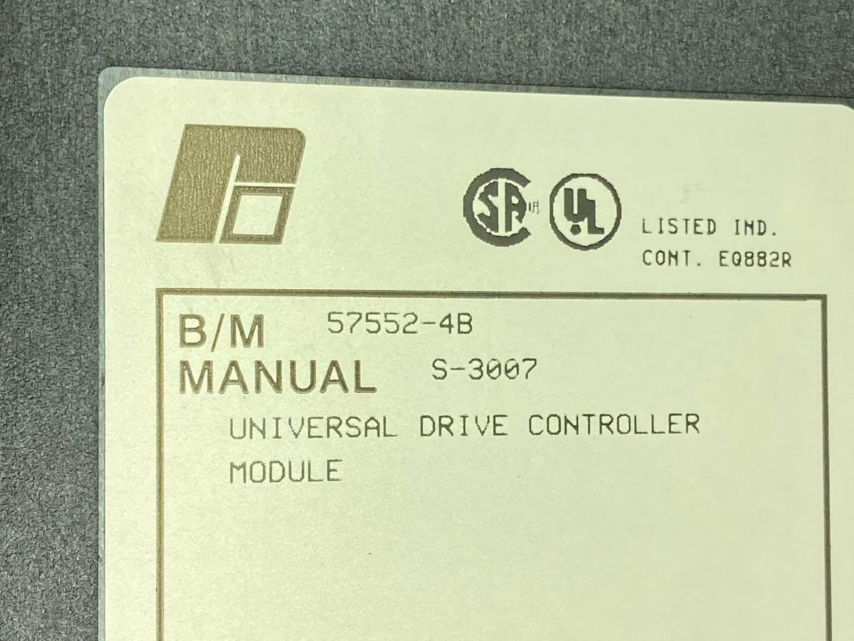 Used Reliance Electric,57552-4B,Universal Drive Controller Module
