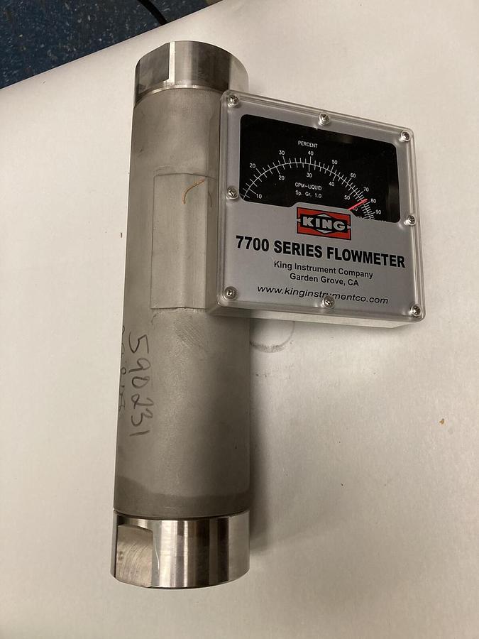 Used King Instrument,7711230728,7700 Series Flowmeter