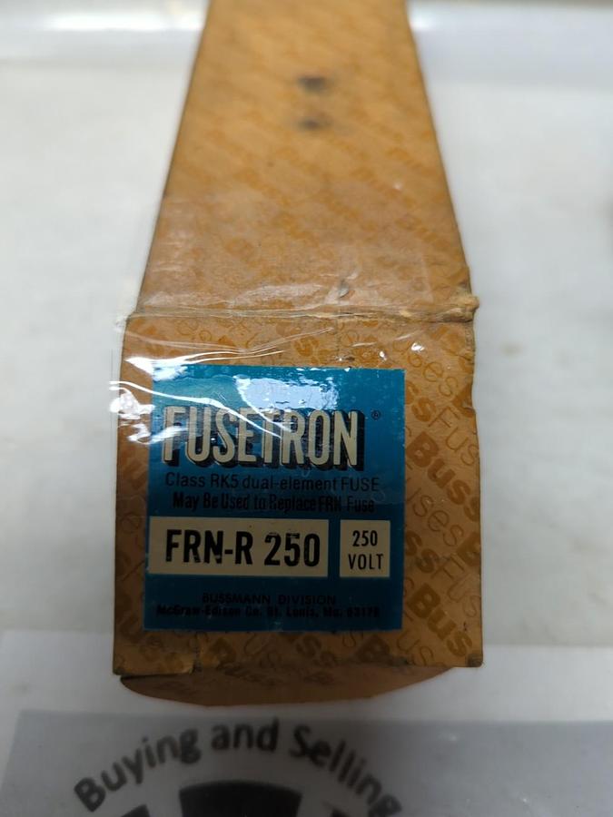 COOPER BUSSMANN,FRN-R-250,FUSETRON 250 AMP FUSE NOS