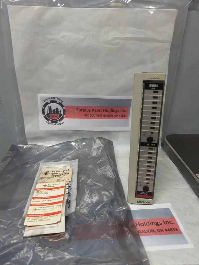 Used MODICON,B804-116,115 VAC OUTPUT BOARD REFURBISHED