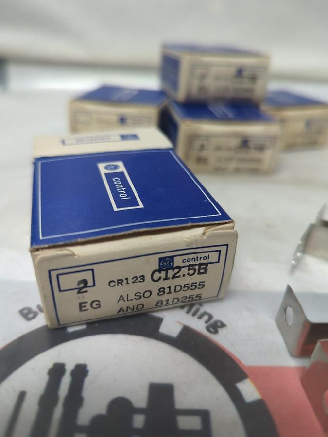 GENERAL ELECTRIC,CR123C12.5B,THERMAL OVERLOAD HEATER ELEMENT LOT OF 10 NOS