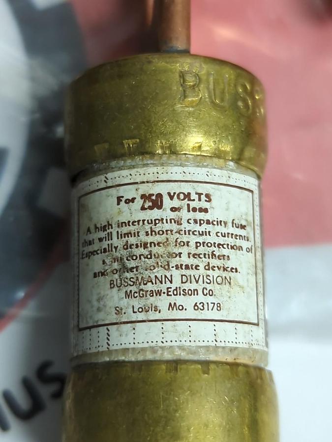 COOPER BUSSMANN,KAB-50,RECTIFIER FUSE 50 AMP LOT OF 26 NOS