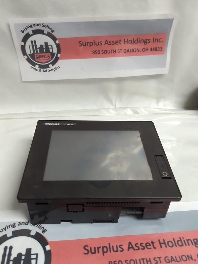 Used MITSUBISHI,GT1455-QTBD,GRAPHIC OPERATIONAL TERMINAL TOUCHSCREEN PRE-OWNED
