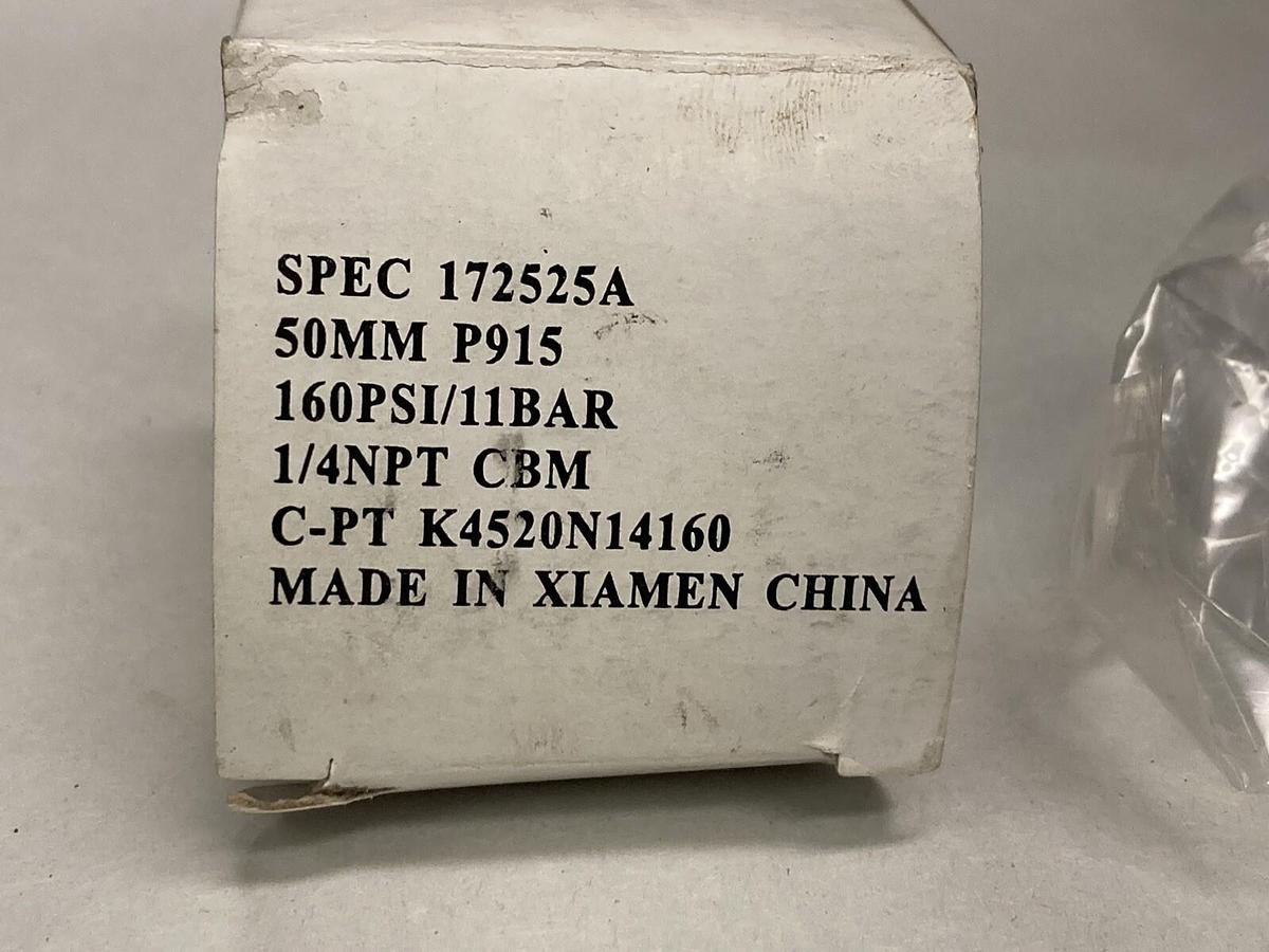 Parker,172525A,Pressure Gauge 50MM 160PSI 11 BAR