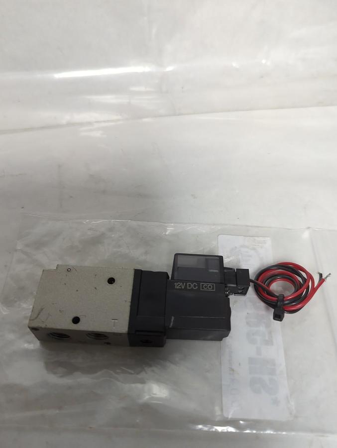 Used SMC,HVZ412-6MZ-01T,SOLENOID OPERATED AIR VALVE 12VDC PRE-OWNED