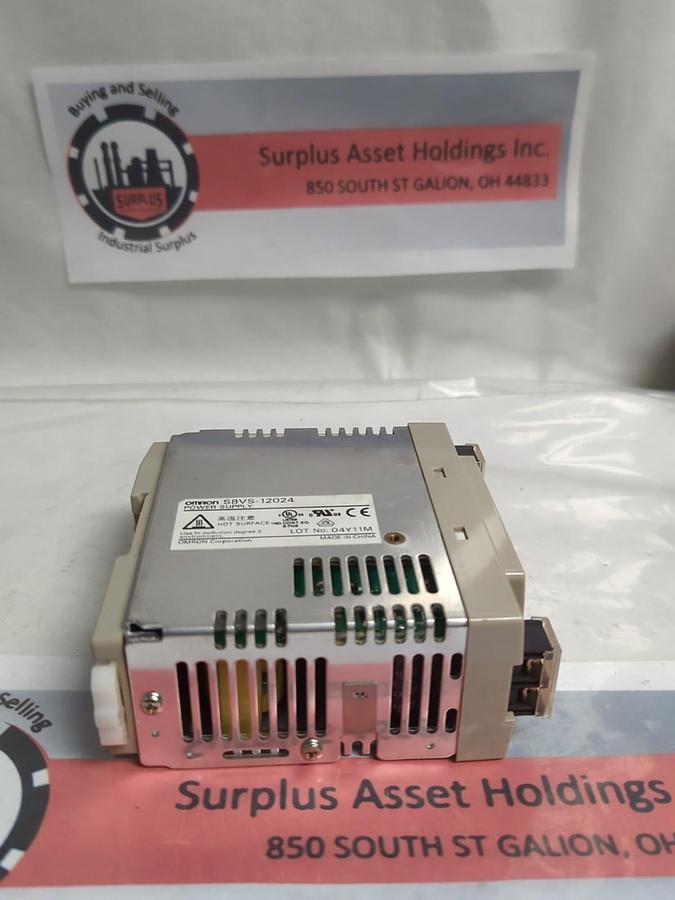 Used OMRON,S8VS-12024,POWER SUPPLY 50/60HZ AC100-240V 1.9A PRE-OWNED