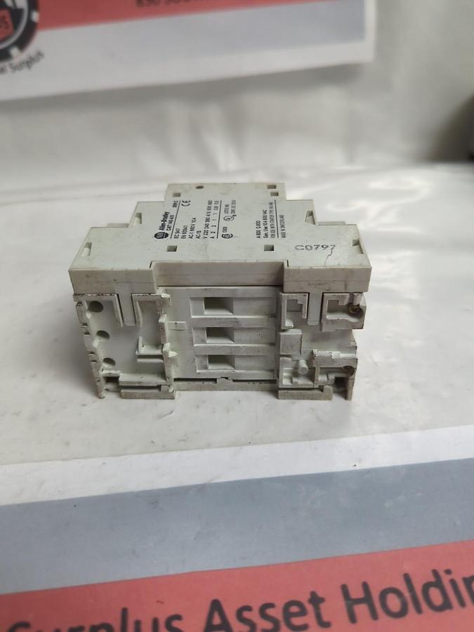 Used ALLEN BRADLEY,140-MN-0160,SERIES C MOTOR STARTER W/ 140-11 PROTECTOR PRE-OWNED