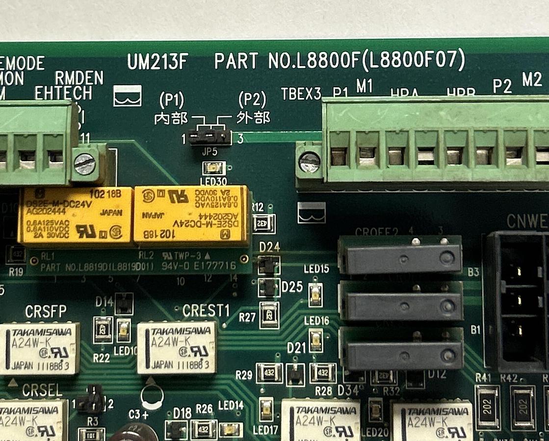 Used NACHI DAIHEN,UM213F L8800F L8800F07,RELAY CIRCUIT BOARD