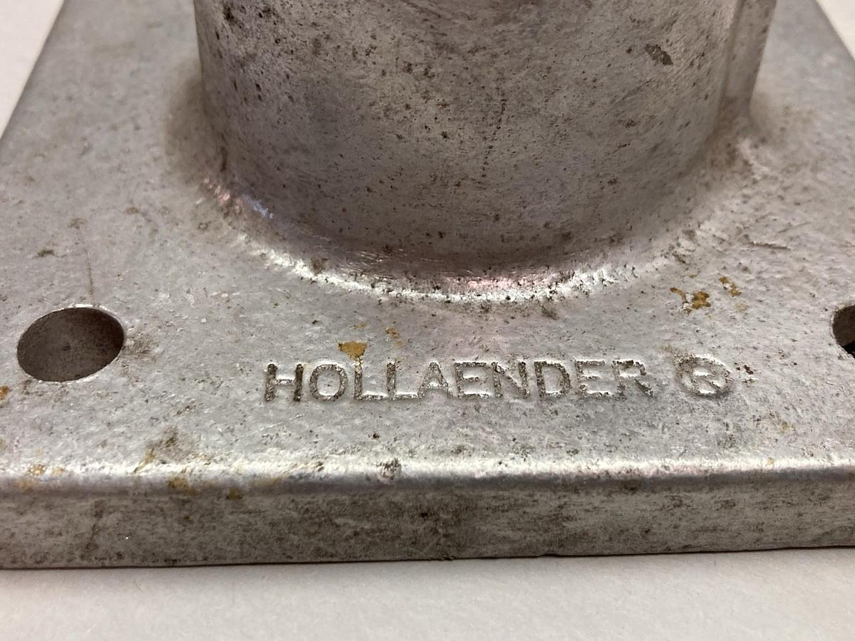 Used Hollaender,45SBC-8,Square Base Flange Speed-Rail Aluminum Magnesium 1-7/8" Rail