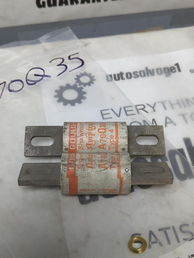 GOULD SHAWMUT,A70Q35,AMP-TRAP 35 AMP FUSE LOT OF 2 NOS