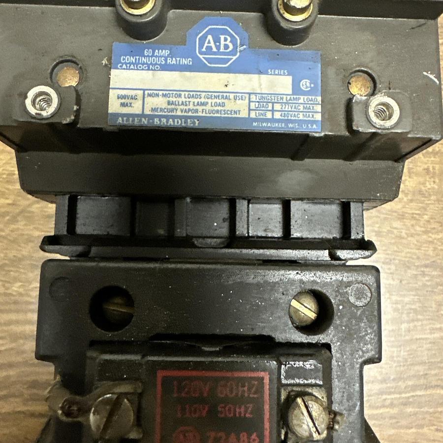 Used Allen Bradley,500FL-COD9360, AMP AC Contactor Series A