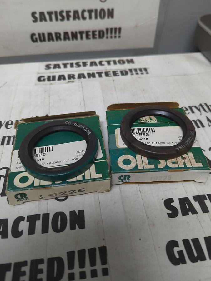 CHICAGO RAWHIDE,19226,OIL SEALS 1.938 IN X 2.627 IN LOT OF 2 NOS