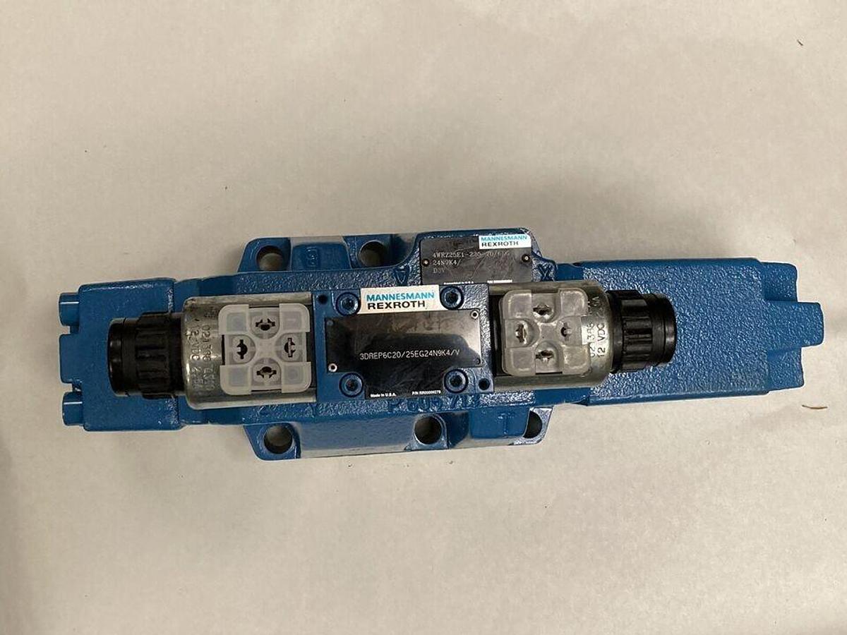 Used Rexroth,4WRZ25E1-220-70/6EG24N9K4/D3V,Directional Control Valve