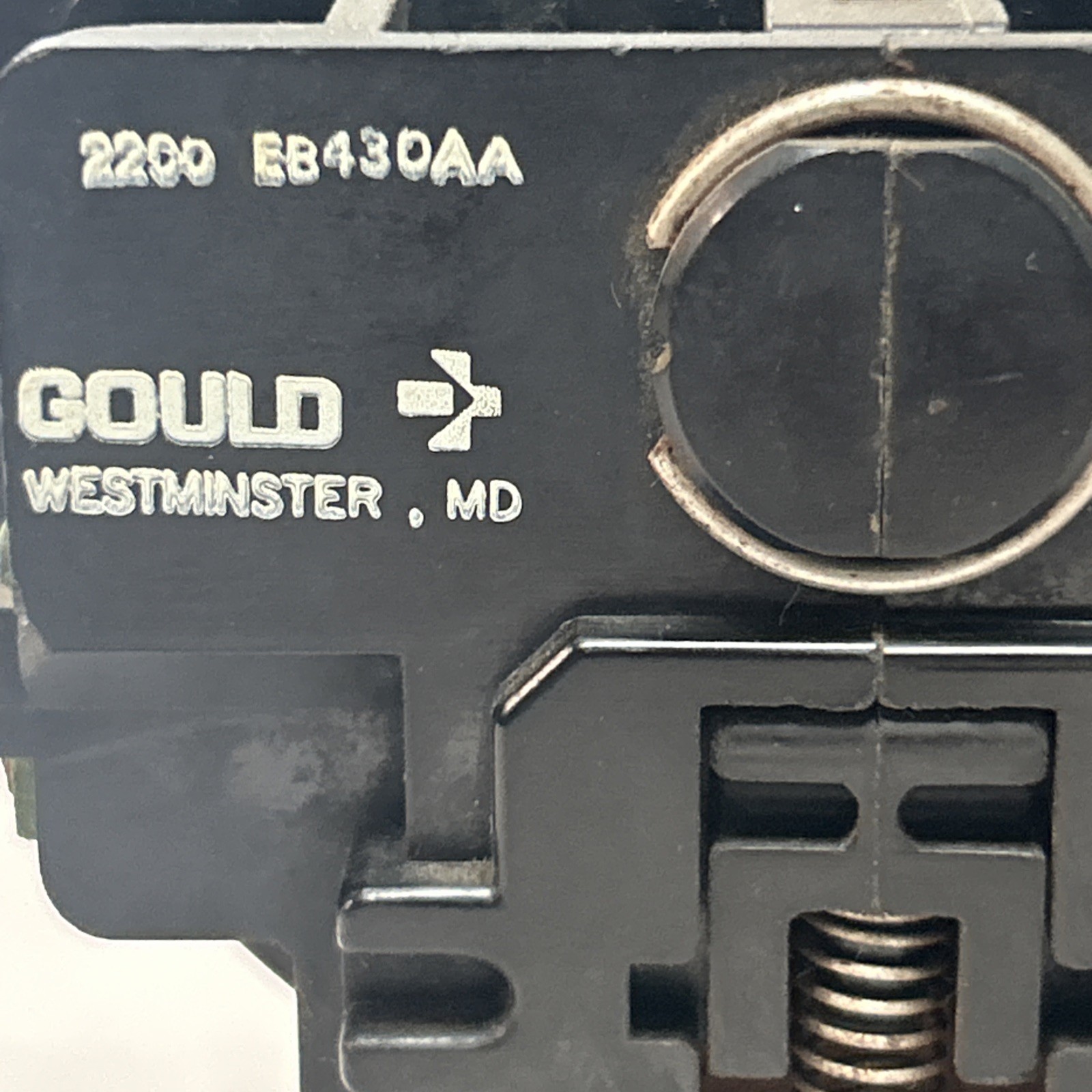 Used GOULD,2200EB430AA,CONTACTOR 50A 600V