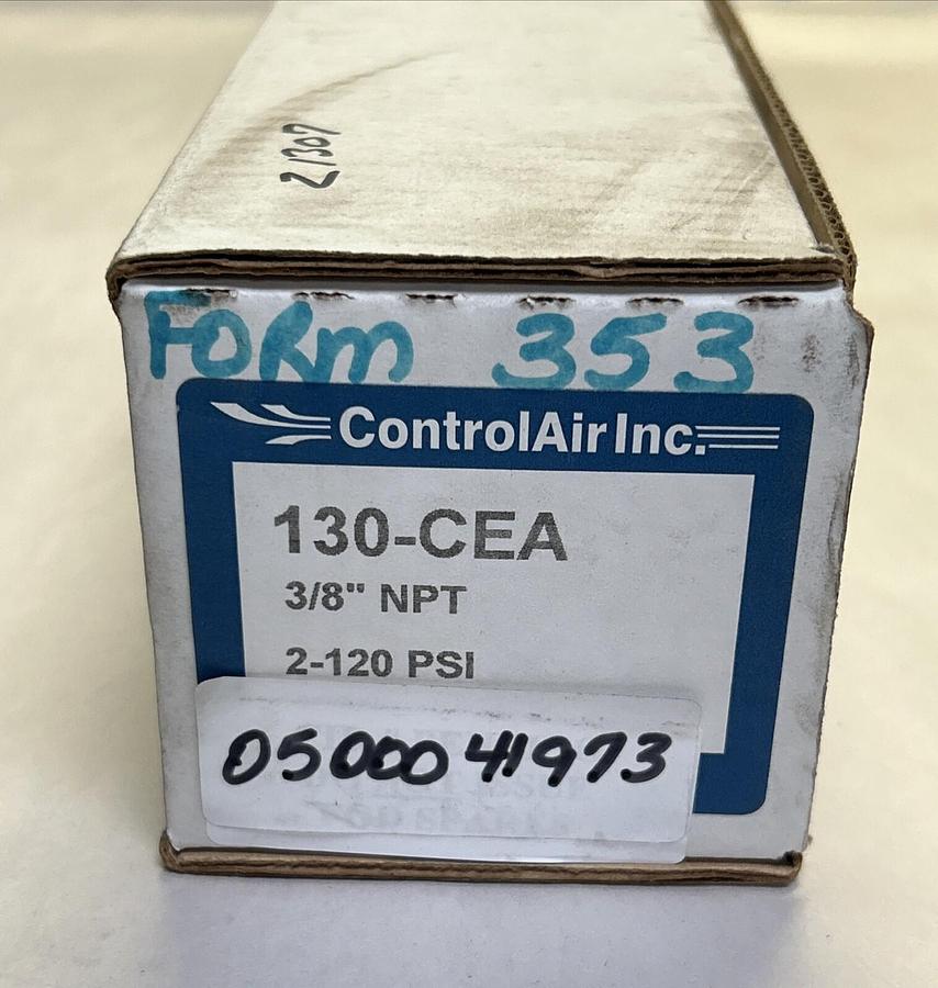 Used CONTROL AIR INC,130-CEA,MOTORIZED T-100 PRESURE REGULATOR NEW