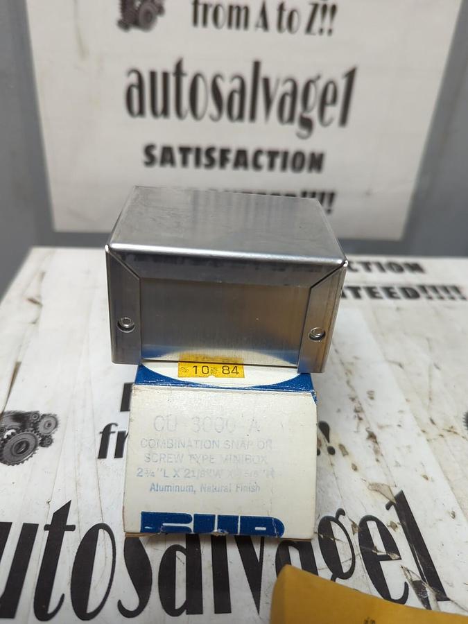 BUD,CU-3000-A,ALUMINUM MINI-BOX NOS