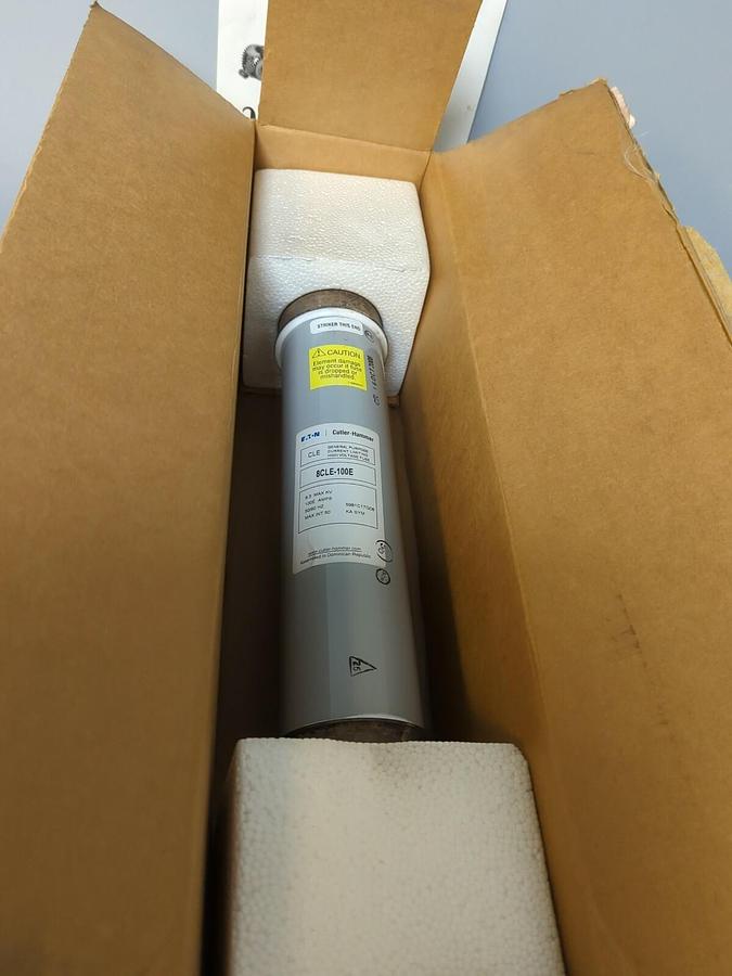 EATON CUTLER-HAMMER,8CLE-100E,CURRENT LIMITING HIGH VOLTAGE FUSE NOS